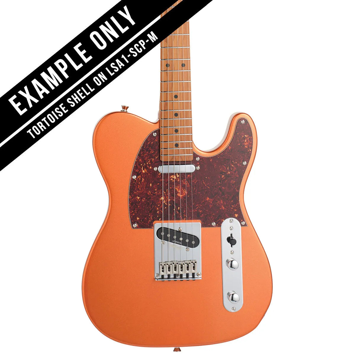 Levinson Sceptre Arlington 3 Ply Tortoise Shell Pickguard for Standard Guitar — view 6