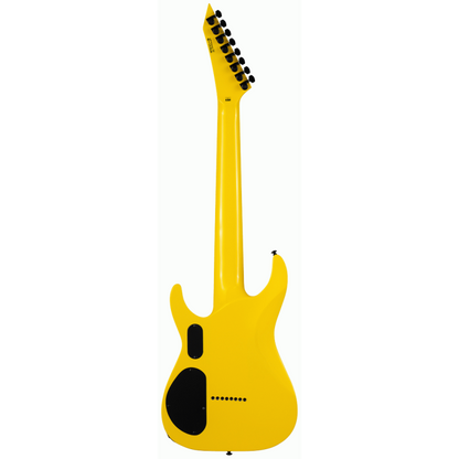 LTD SC-608 Baritone 8-String Guitar Yellow with Fishman Fluence Pickups and Hardshell Case — view 2