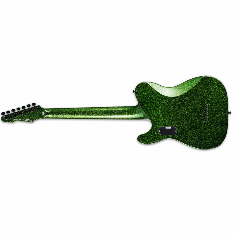 LTD SCT-607B Baritone Green Sparkle 7-String Guitar with Fishman Fluence Pickups and TonePros Bridge — view 2
