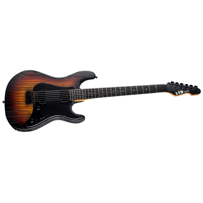 LTD SN-1000HT Fire Blast Electric Guitar with Fishman Fluence Humbuckers and Roasted Maple Neck — view 3