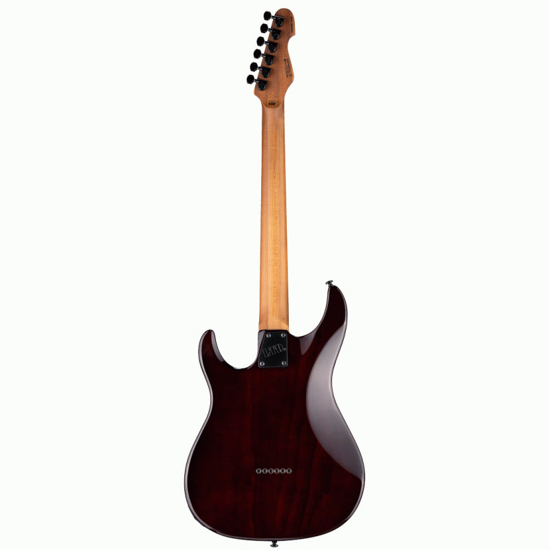 ESP LTD SNAPPER HT QM Dark Brown Sunburst Electric Guitar — view 2