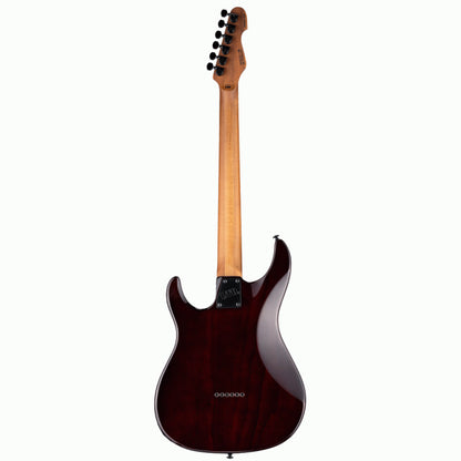 ESP LTD SNAPPER HT QM Dark Brown Sunburst Electric Guitar — view 2