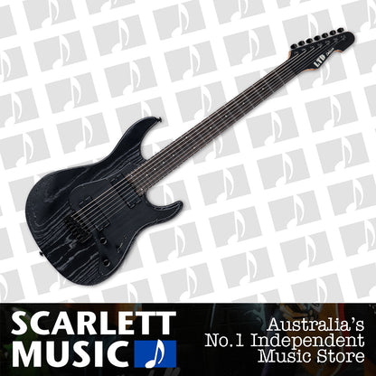 ESP LTD SN-1007HT 7 String Baritone Electric Guitar Black Blast — view 2