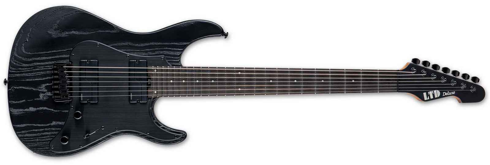 ESP LTD SN-1007HT 7 String Baritone Electric Guitar Black Blast