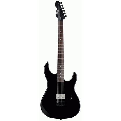 ESP LTD SN-201HT Electric Guitar, Gloss Black Finish, Mahogany Body, Maple Neck, 24 Extra-Jumbo Frets, ESP LH-150B Pickup