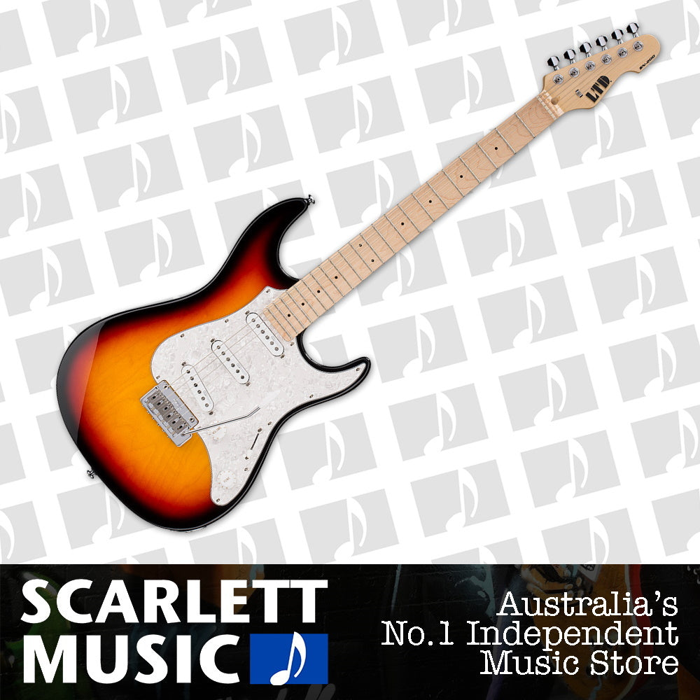 ESP LTD SN-200 Electric Guitar 3 Tone Sunburst — view 2