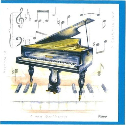 Notelets - Piano Design by Little Snoring Ltd. (Pack of 5)