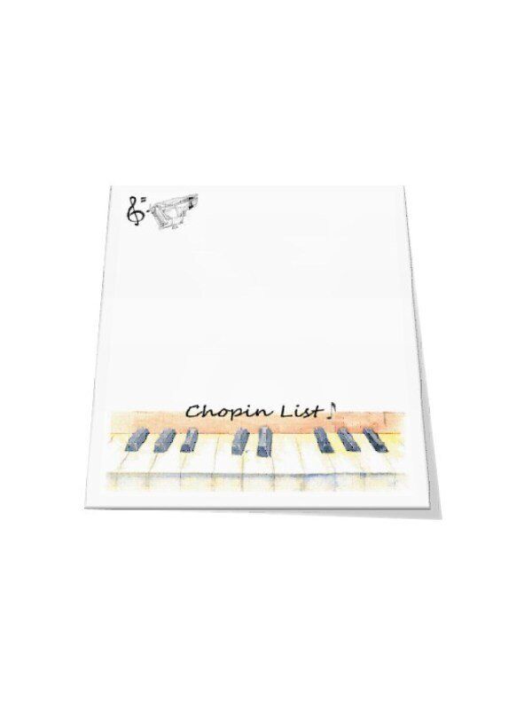 Slant Pad - Chopin List by Little Snoring Ltd