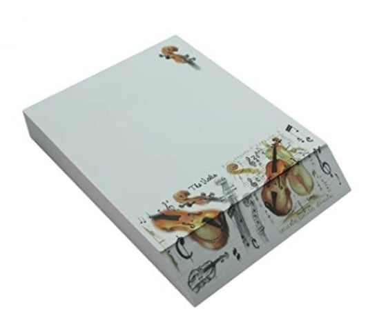 Violin Design Slant Pad by Little Snoring Ltd.