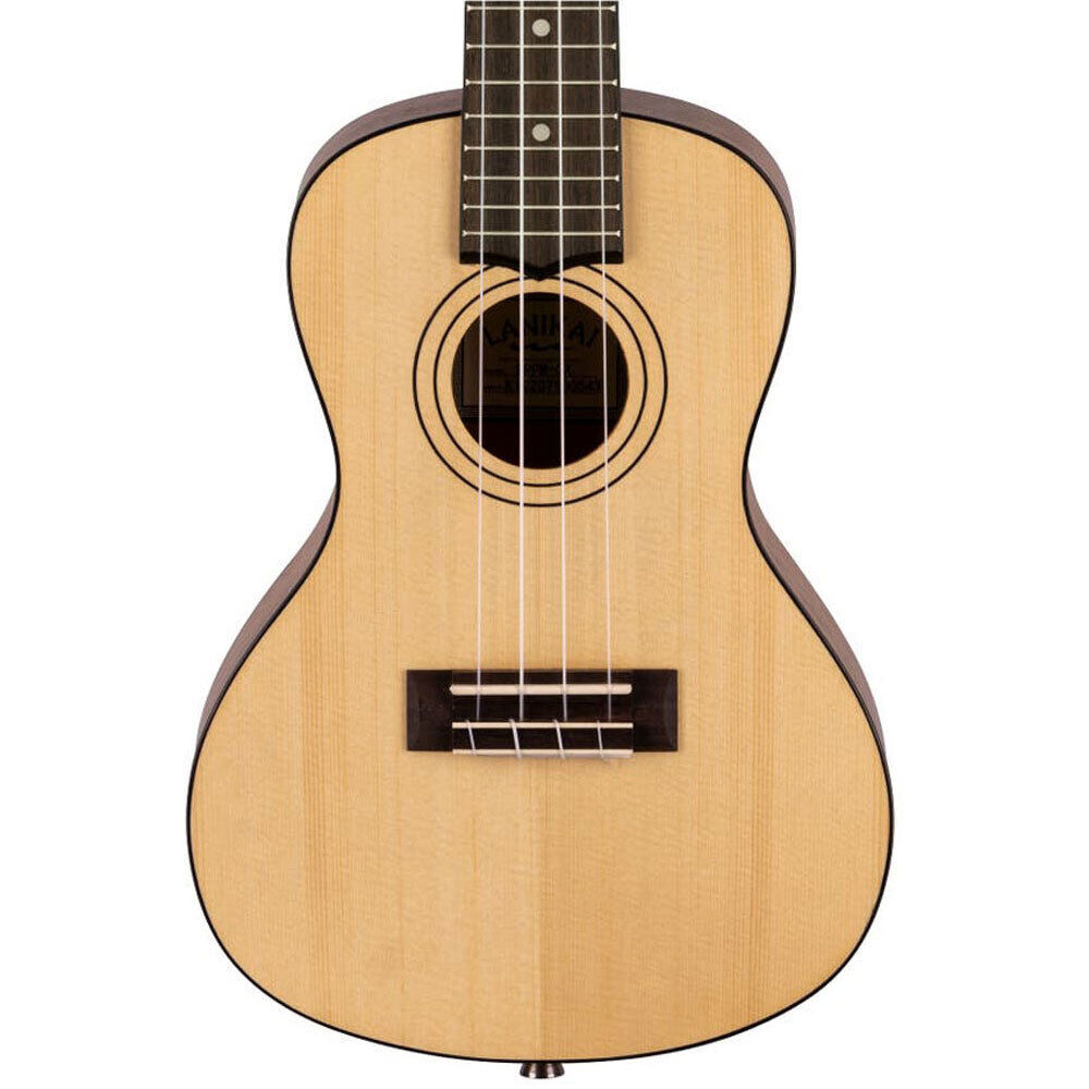 Lanikai Spruce Series Concert Ukulele with Gig Bag, Laminated Spruce Top, Pacific Walnut Back, Satin Finish, NuBone XB Nut, Aquila Strings — view 4