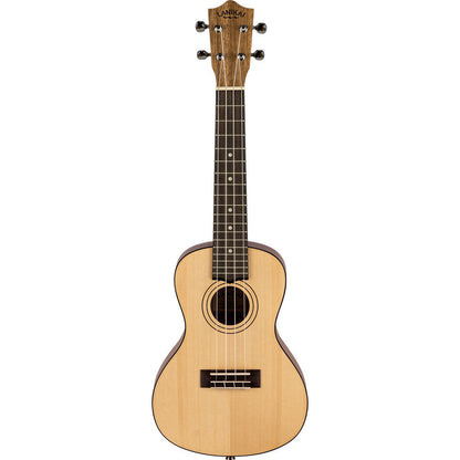 Lanikai Spruce Series Concert Ukulele with Gig Bag, Laminated Spruce Top, Pacific Walnut Back, Satin Finish, NuBone XB Nut, Aquila Strings