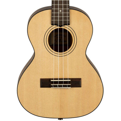 Lanikai Spruce Series Tenor Ukulele with Padded Gig Bag, Natural Satin Finish, Laminated Spruce Top, Pacific Walnut Back and Sides — view 4
