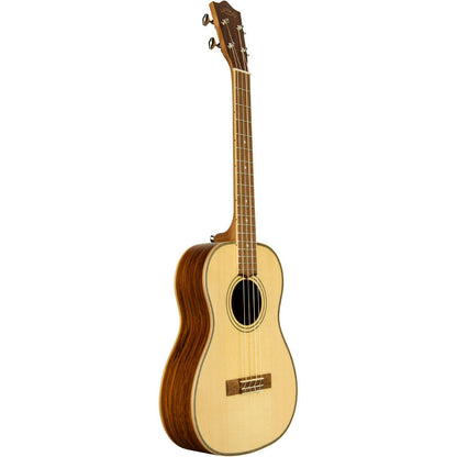 Lanikai Solid Spruce Top Baritone Ukulele with Natural Satin Finish and Padded Gig Bag — view 2