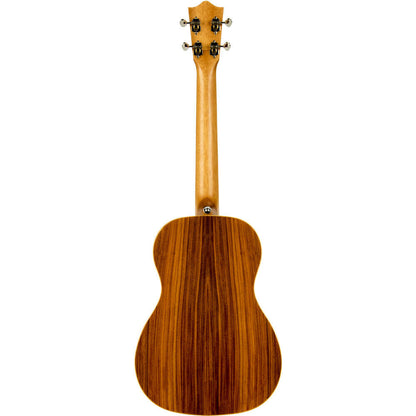 Lanikai Solid Spruce Top Baritone Ukulele with Natural Satin Finish and Padded Gig Bag — view 3