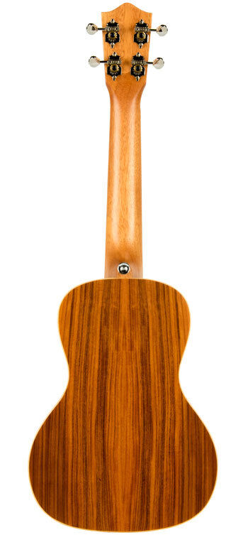 Lanikai Solid Spruce Top Concert Ukulele Natural Satin Finish with Padded Gig Bag — view 2