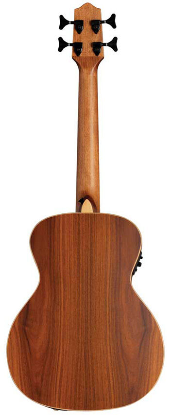 Lanikai Solid Spruce Top Electric Bass Ukulele with Morado Back, Fishman Pickup, 23.4" Scale, Satin Finish & Deluxe Gig Bag — view 3