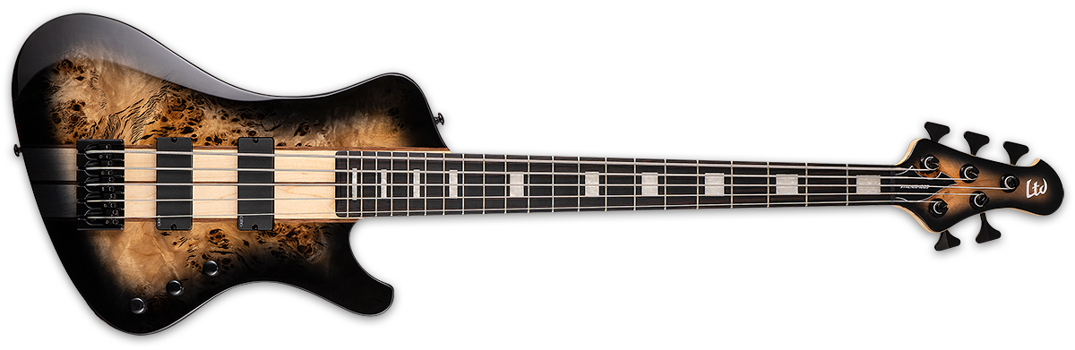 ESP LTD Stream-1005 5 String Bass Black Natural Burst
