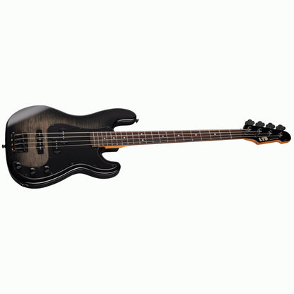 ESP LTD Surveyor-204DX Electric Bass Guitar Black Burst Finish — view 3