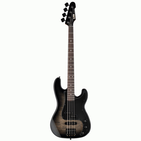 ESP LTD Surveyor-204DX Electric Bass Guitar Black Burst Finish