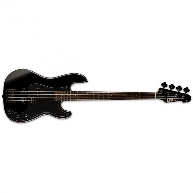 ESP LTD SURVEYOR '87 Bass Guitar Black w/ Duncans - 1987 REISSUE - LSURV-87BLK
