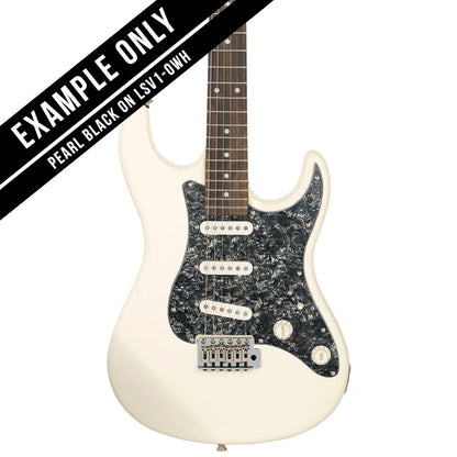 Levinson Sceptre Ventana Standard 3 Ply Pickguard - Pearl Black Scratchplate — view 6