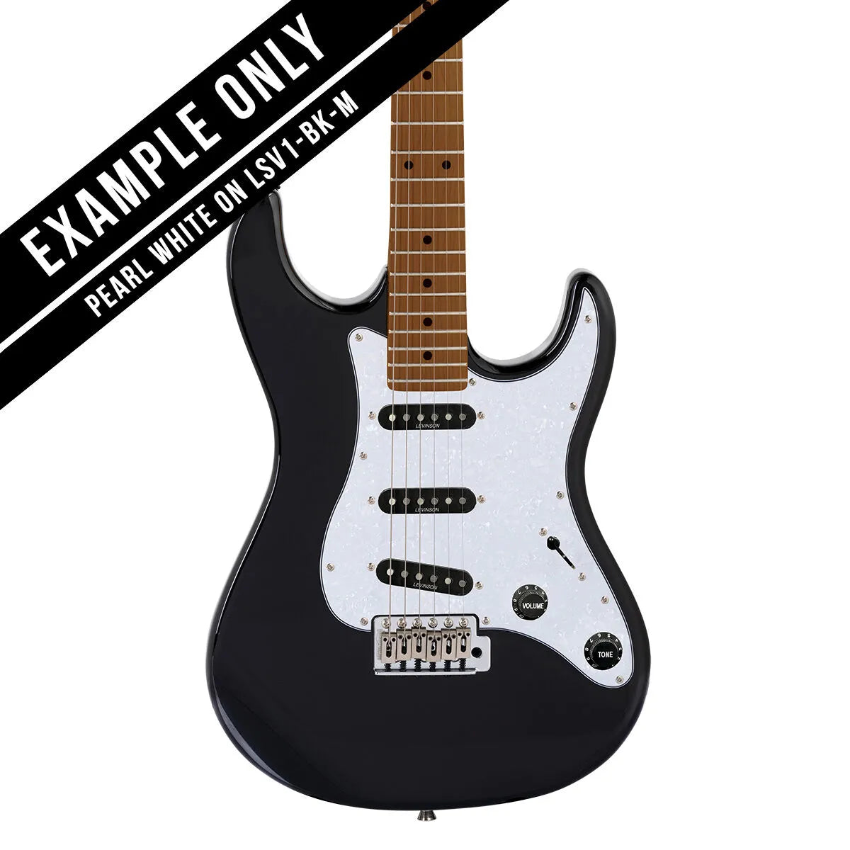 Levinson Sceptre Ventana Standard 3 Ply Pickguard - Pearl White Scratchplate — view 3