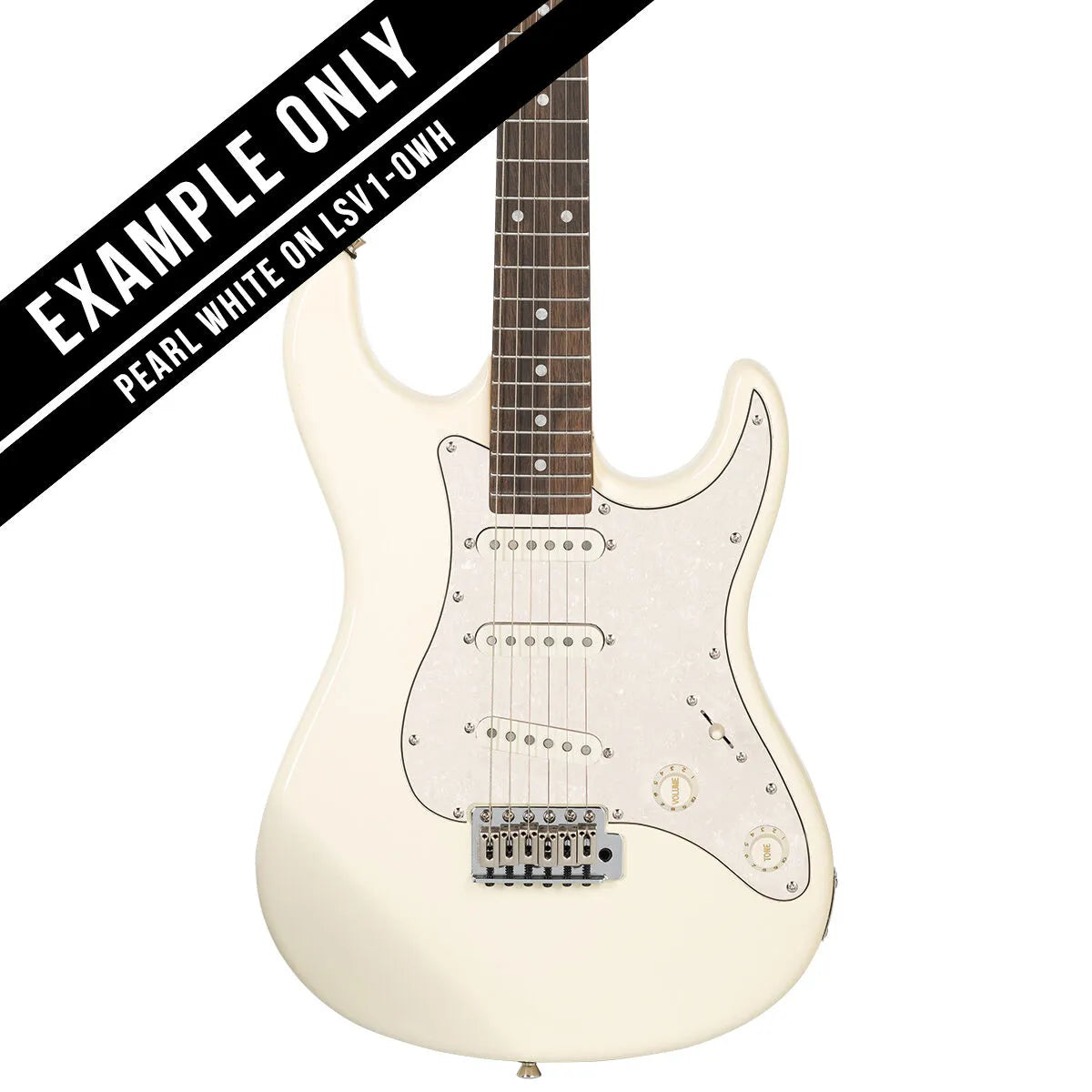 Levinson Sceptre Ventana Standard 3 Ply Pickguard - Pearl White Scratchplate — view 6