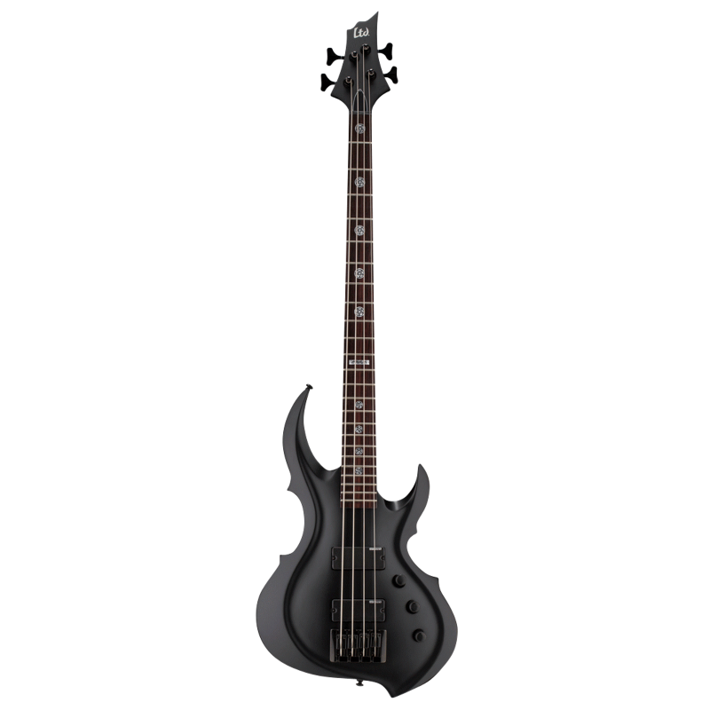 LTD Tom Araya 204 FRX Black Electric Bass Guitar