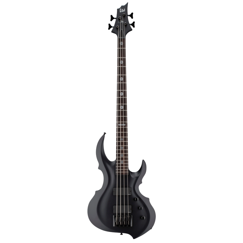 LTD Tom Araya TA-604 FRX Bass with Neck-Thru-Body, Maple Body, 35" Scale, Macassar Ebony Fingerboard, EMG 35DC Pickups
