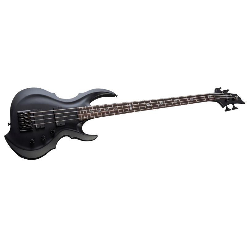 LTD Tom Araya TA-604 FRX Bass with Neck-Thru-Body, Maple Body, 35" Scale, Macassar Ebony Fingerboard, EMG 35DC Pickups — view 3