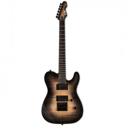LTD TE-1000 Evertune Flamed Maple Black Natural Burst