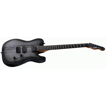 ESP LTD Deluxe TE-1000 Silver Blast Electric Guitar with Seymour Duncan Pickups — view 3