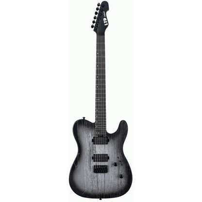 ESP LTD Deluxe TE-1000 Silver Blast Electric Guitar with Seymour Duncan Pickups