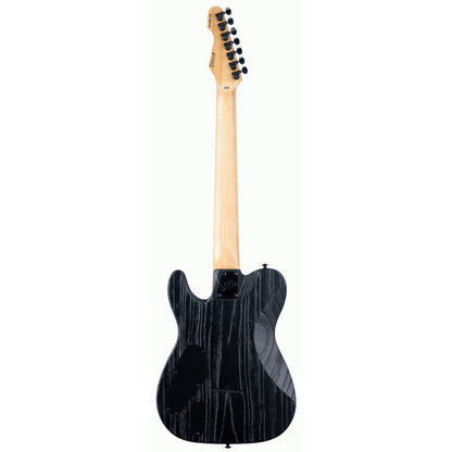 ESP LTD TE-1007 Baritone 7-String Electric Guitar Black Blast Finish — view 2