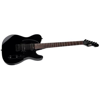 LTD TE-200 Black Jatoba Fretboard Electric Guitar — view 3
