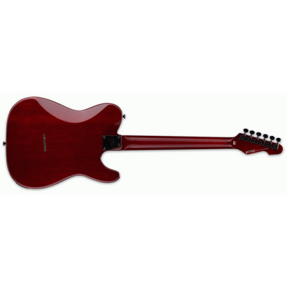 LTD TE-200 Left Hand Electric Guitar with Mahogany Body and ESP Designed LH-150 Pickups — view 2