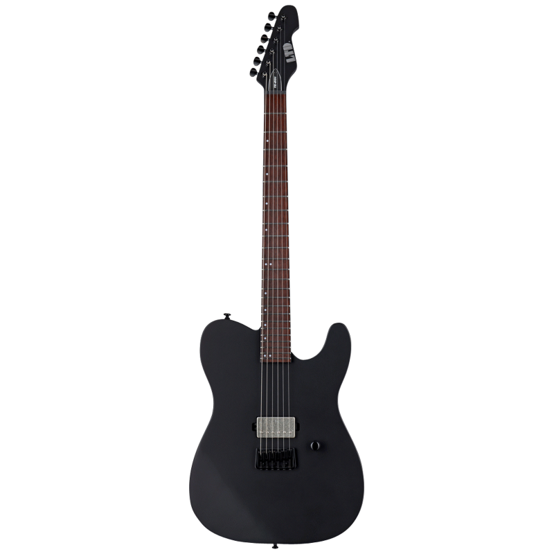 LTD TE-201 Black Satin Electric Guitar with Mahogany Body and ESP LH-150B Pickup