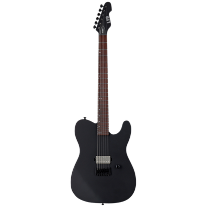 LTD TE-201 Black Satin Electric Guitar with Mahogany Body and ESP LH-150B Pickup