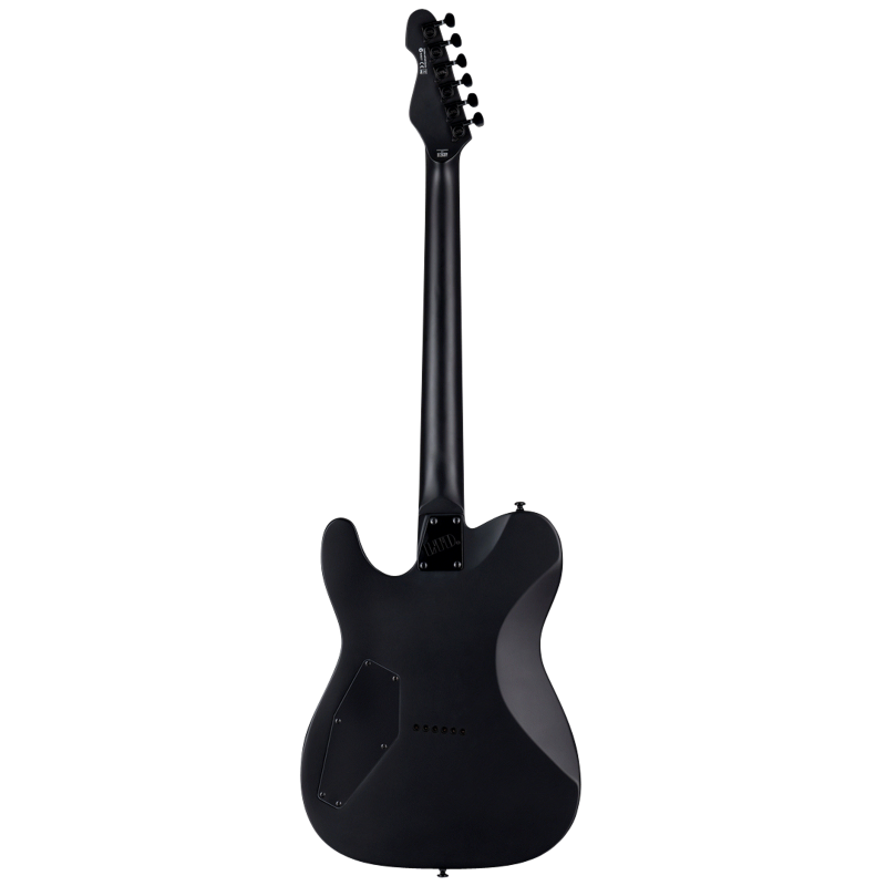 LTD TE-201 Black Satin Electric Guitar with Mahogany Body and ESP LH-150B Pickup — view 2