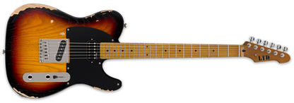 ESP LTD TE-254 Distressed 3 Tone Sunburst Electric Guitar