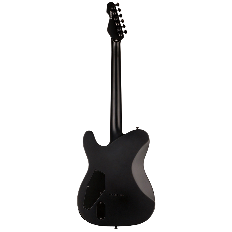 LTD TE-401 Electric Guitar Black Satin, Mahogany Body, EMG Pickups, 24XJ Frets, Grover Tuners, Set-Thru Construction — view 2