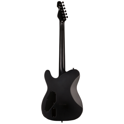 LTD TE-401 Electric Guitar Black Satin, Mahogany Body, EMG Pickups, 24XJ Frets, Grover Tuners, Set-Thru Construction — view 2