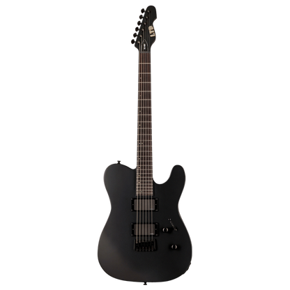 LTD TE-401 Electric Guitar Black Satin, Mahogany Body, EMG Pickups, 24XJ Frets, Grover Tuners, Set-Thru Construction