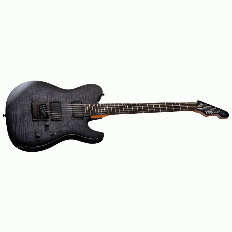 ESP LTD TH-1000 Evertune FM See Thru Black Sunburst Guitar — view 3
