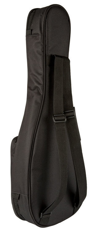 Lanikai Deluxe Soprano Ukulele Gig Bag Black 10mm Padded Nylon — view 2