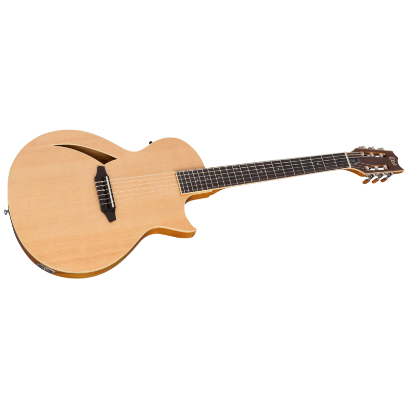LTD TL-6 Nylon Thinline Acoustic Guitar Natural — view 3