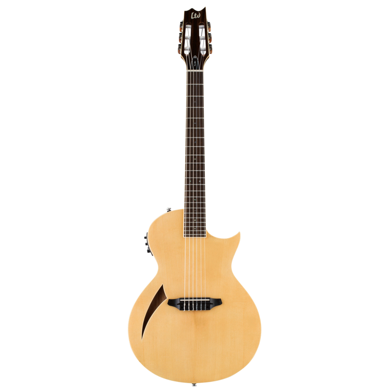 LTD TL-6 Nylon Thinline Acoustic Guitar Natural