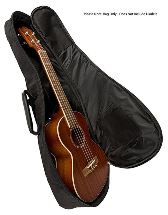Lanikai Baritone Ukulele Gig Bag Black 5mm Padded Nylon — view 2
