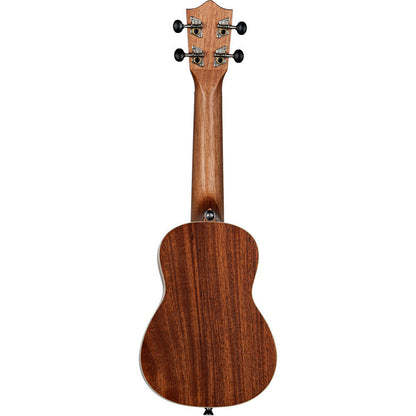 Lanikai LU Series Soprano Ukulele with Natural Satin Finish and Gig Bag — view 3