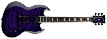 ESP LTD VIPER-1000FM Electric Guitar See Thru Purple Burst